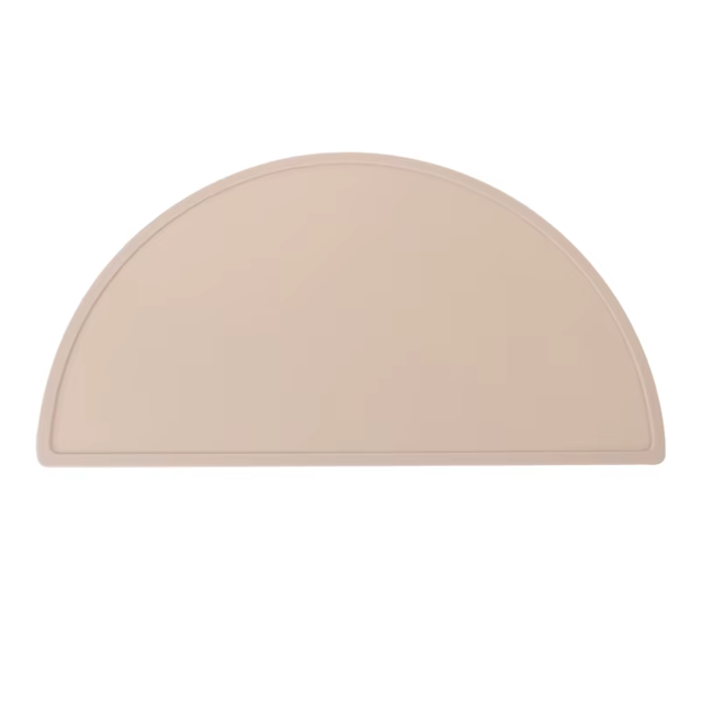 Silicone Baby Toddler Non-slip Feeding Placemat - Taupe