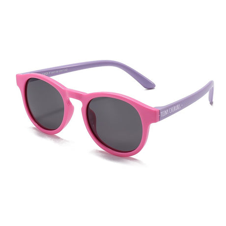 Teeny Toddler Junior Keyhole Polarized Sunglasses - Pink Purple