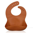 Silicone Waterproof Baby Bib - Spiced Pumpkin